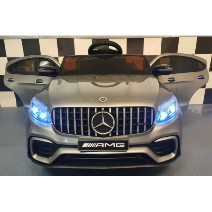 coche-electrico-plata-metalizado-mercedes-benz-glc-amg-12v-cars4kids 4