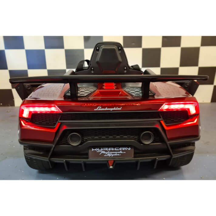 coche-electrico-rojo-metalizado-lamborghini-huracan-12v-cars4kids 2